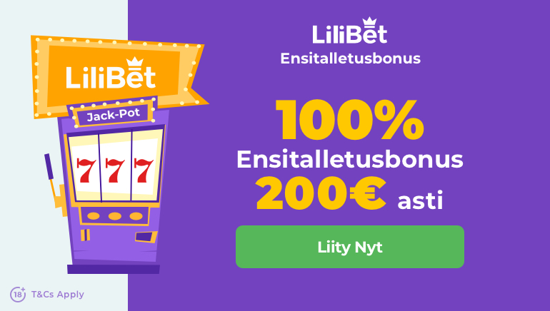 Lilibet Casino Tarjoaa 200€ Tervetuliaisbonuksen Uusille Pelaajille