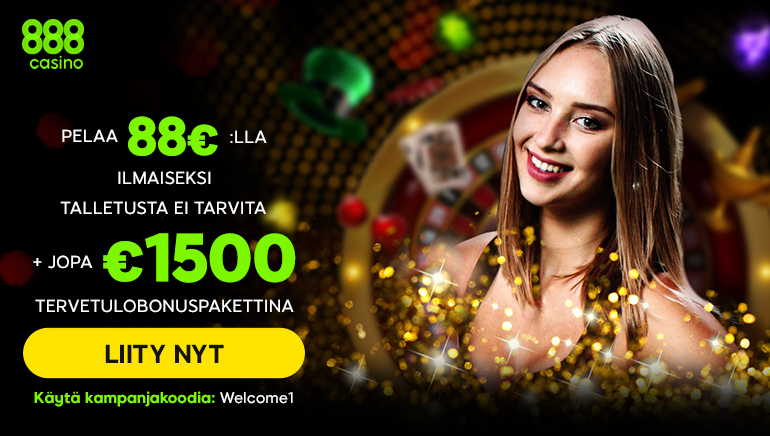 888 Casino Ripottelee Paljon Bonuksia Tervehtiäkseen Suomalaisia Pelaajia