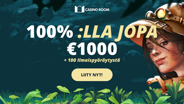 1,500€ Tervetuliaisbonus Tarjolla Casino Room:lla