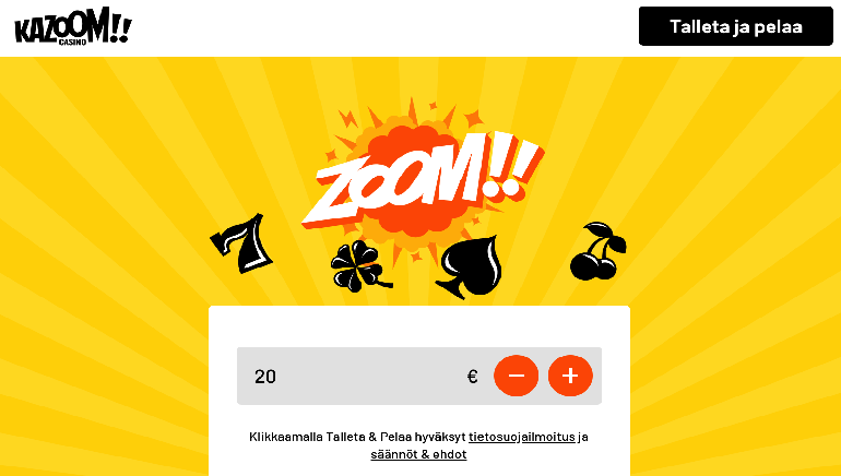 Kazoom Casino lanseeraa Suomessa
