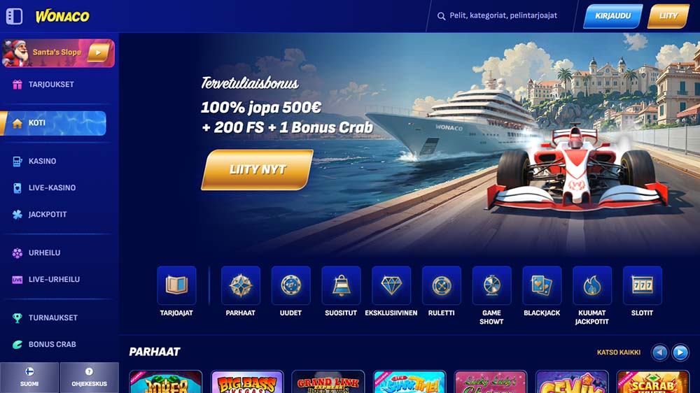 Wonaco Casino Finland